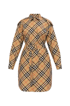 ワンピース Burberry DRESS (8086610 B9368) Check Cotton Shirt Dress – Antonioli.eu